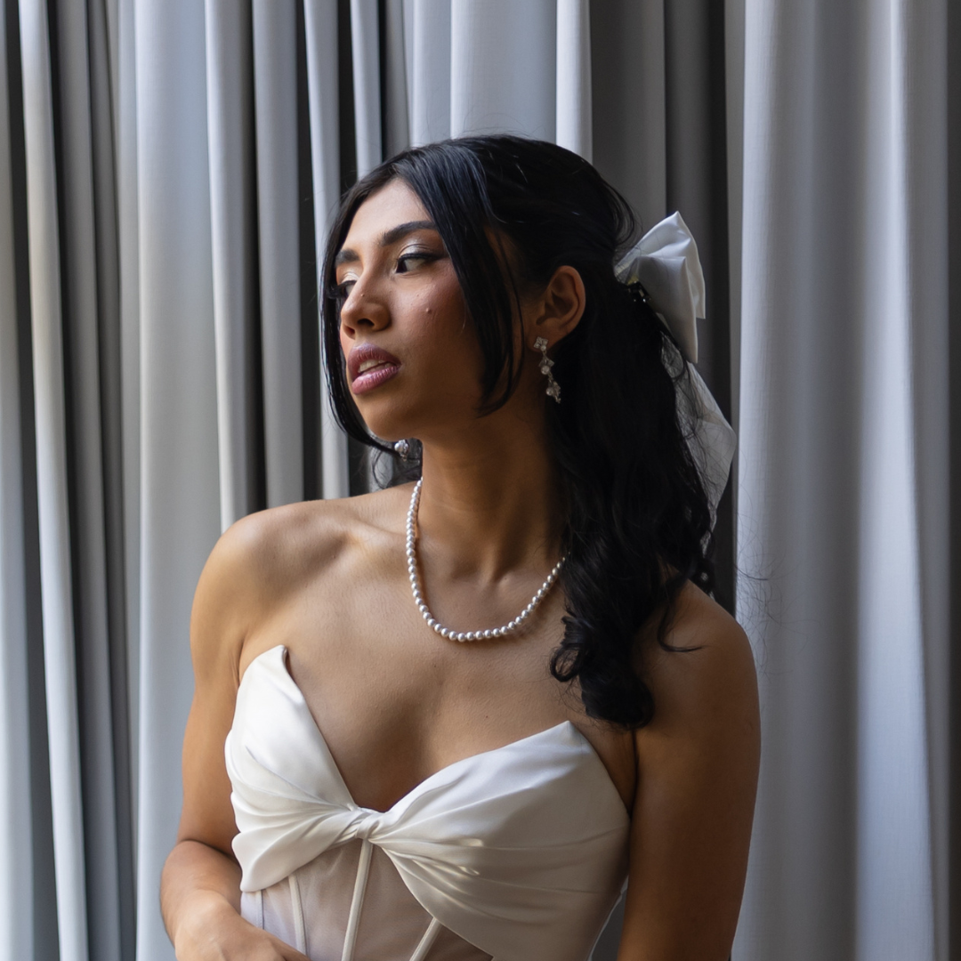 The Bridal Bow Hair Clip