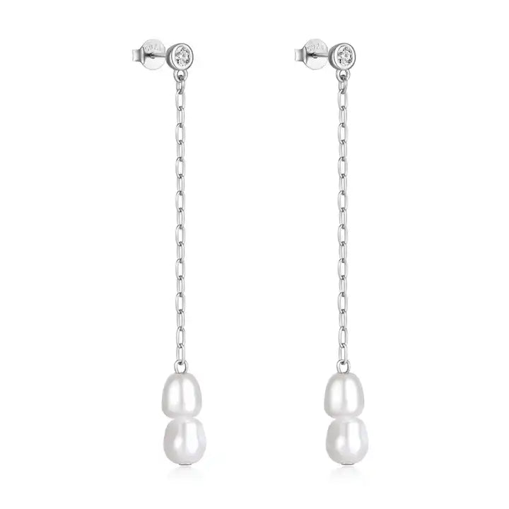 Paris Pearl Drop Earring