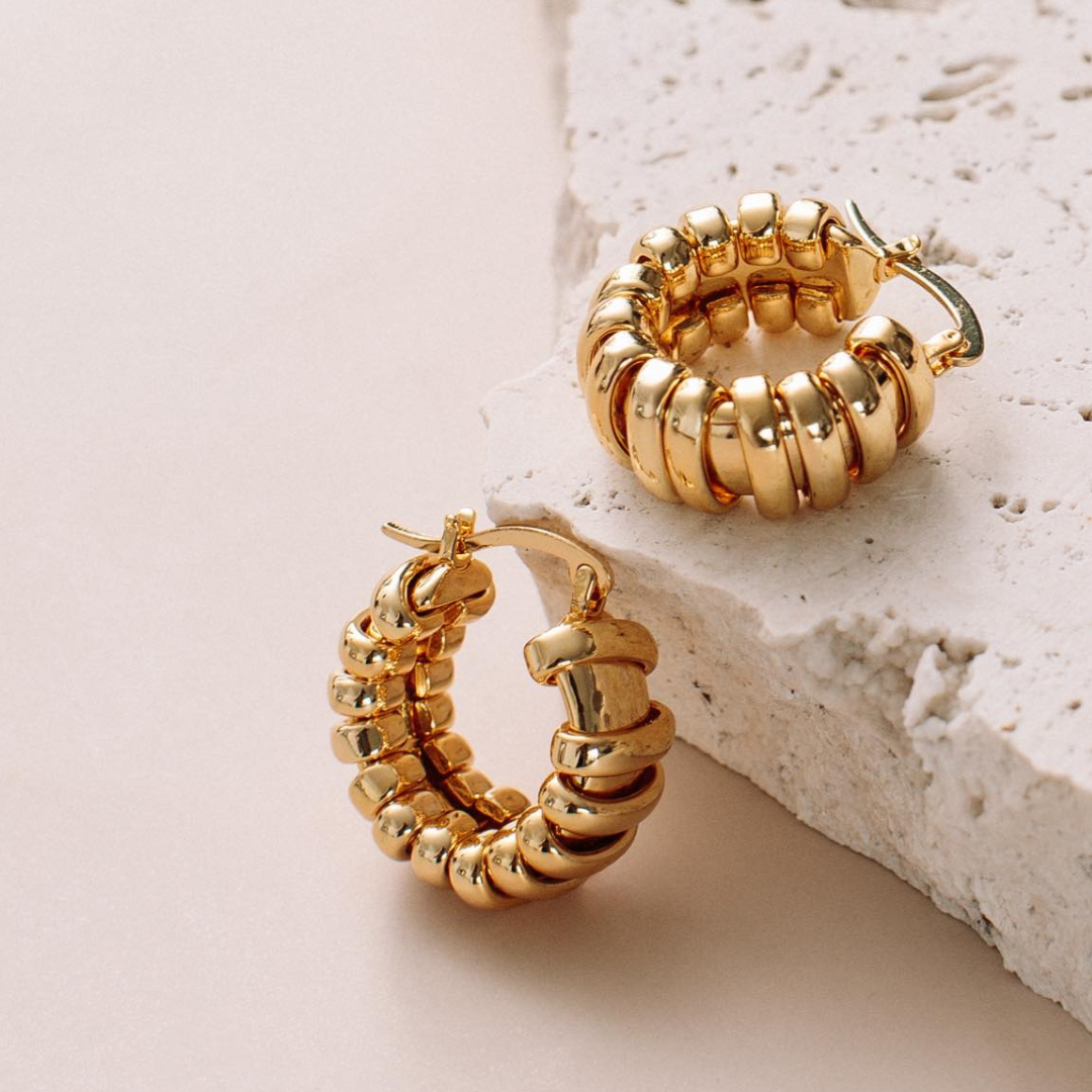 Samantha Hoops Earrings