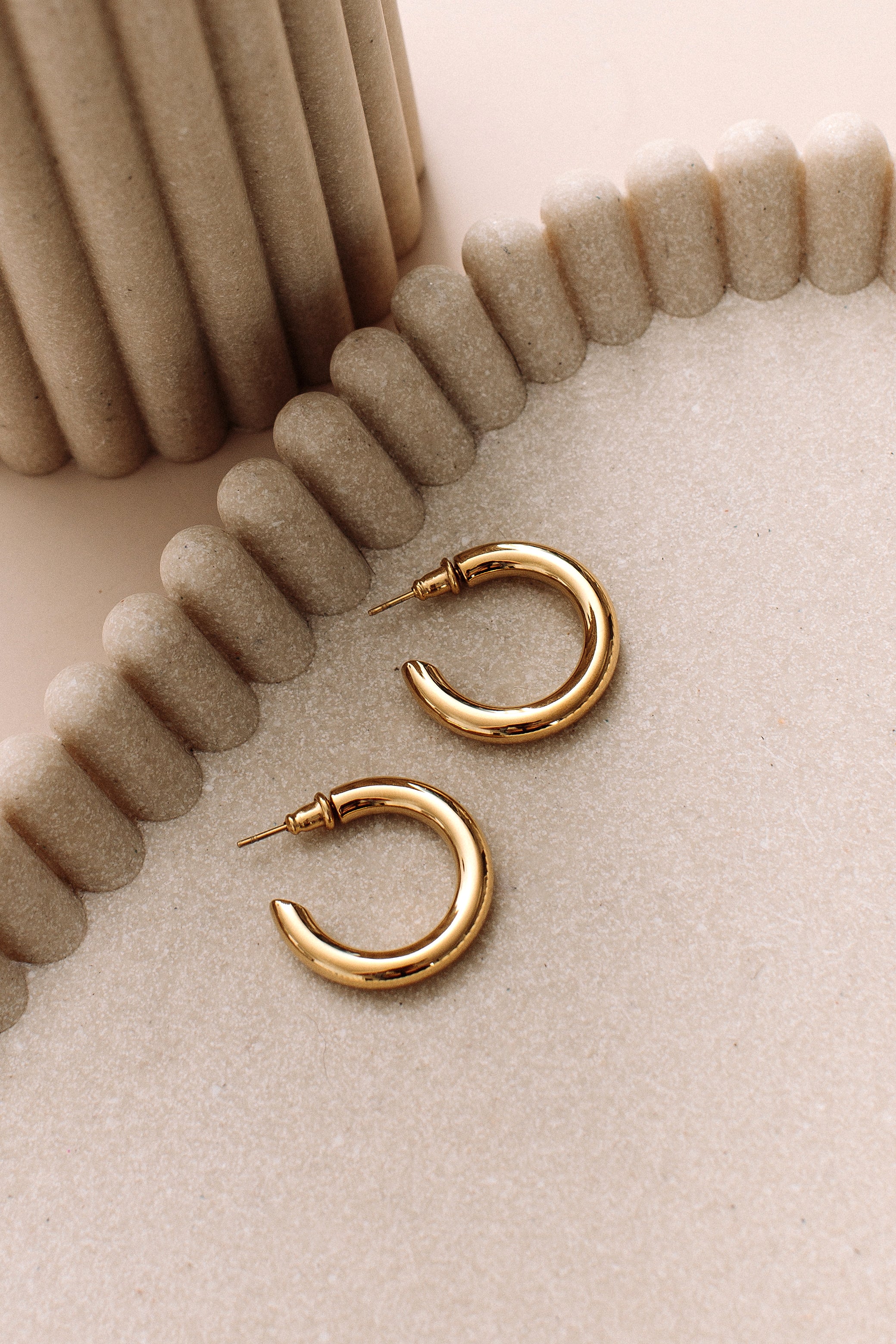 Angie Gold Hoops