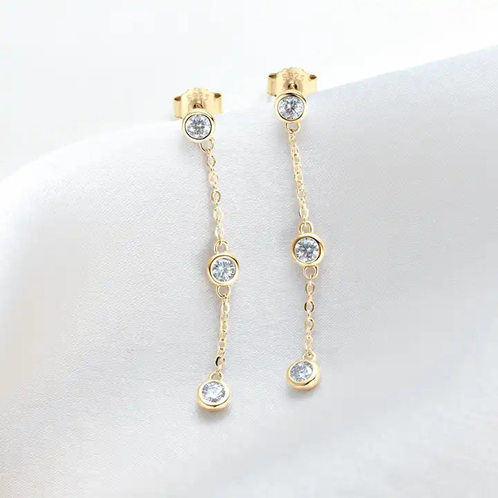 Hannah Brilliant Drop Earrings