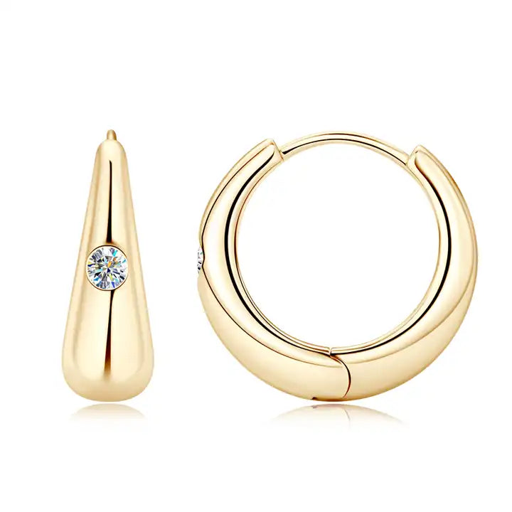 Mary Moissanite Earrings