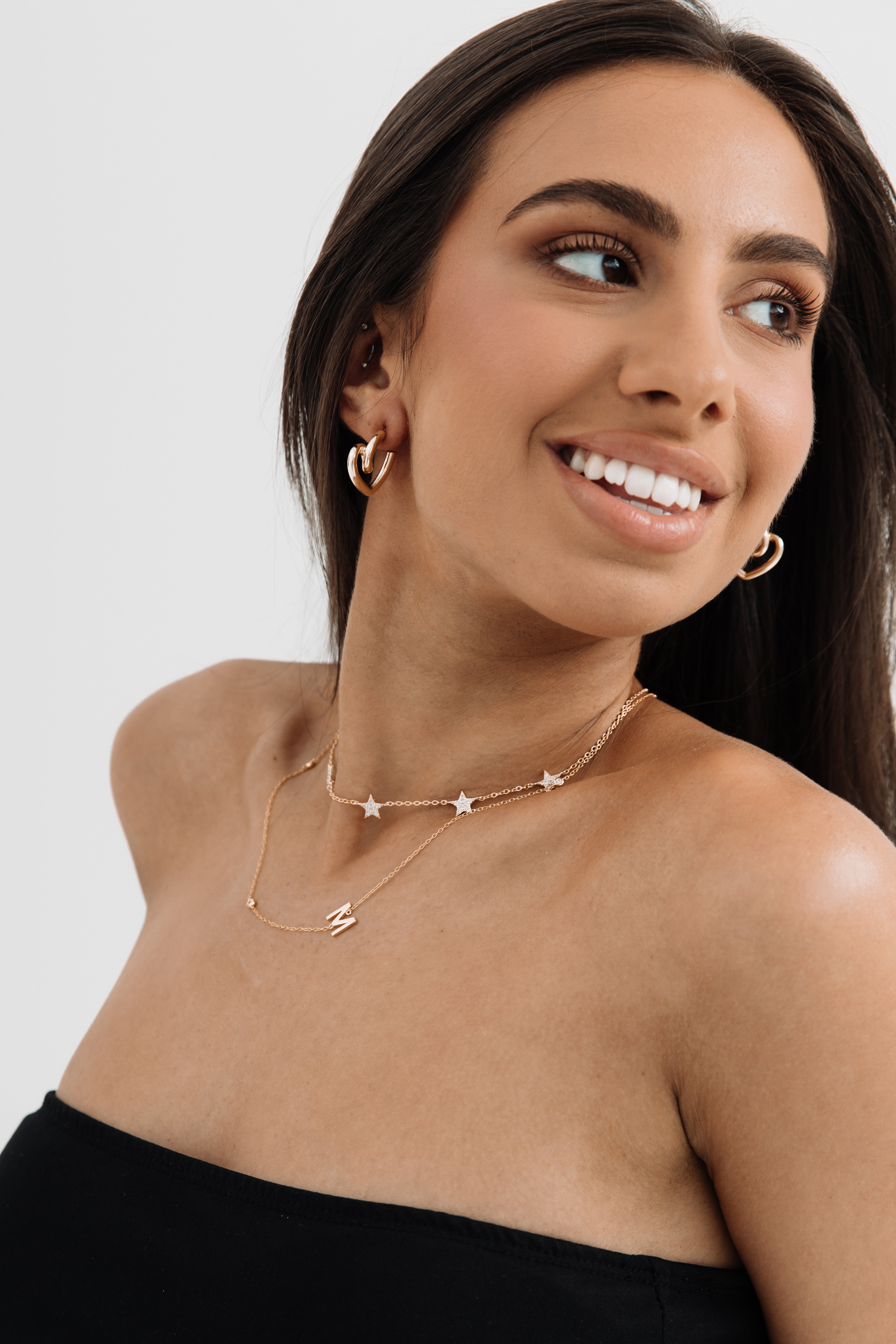 Heart Gold Earrings