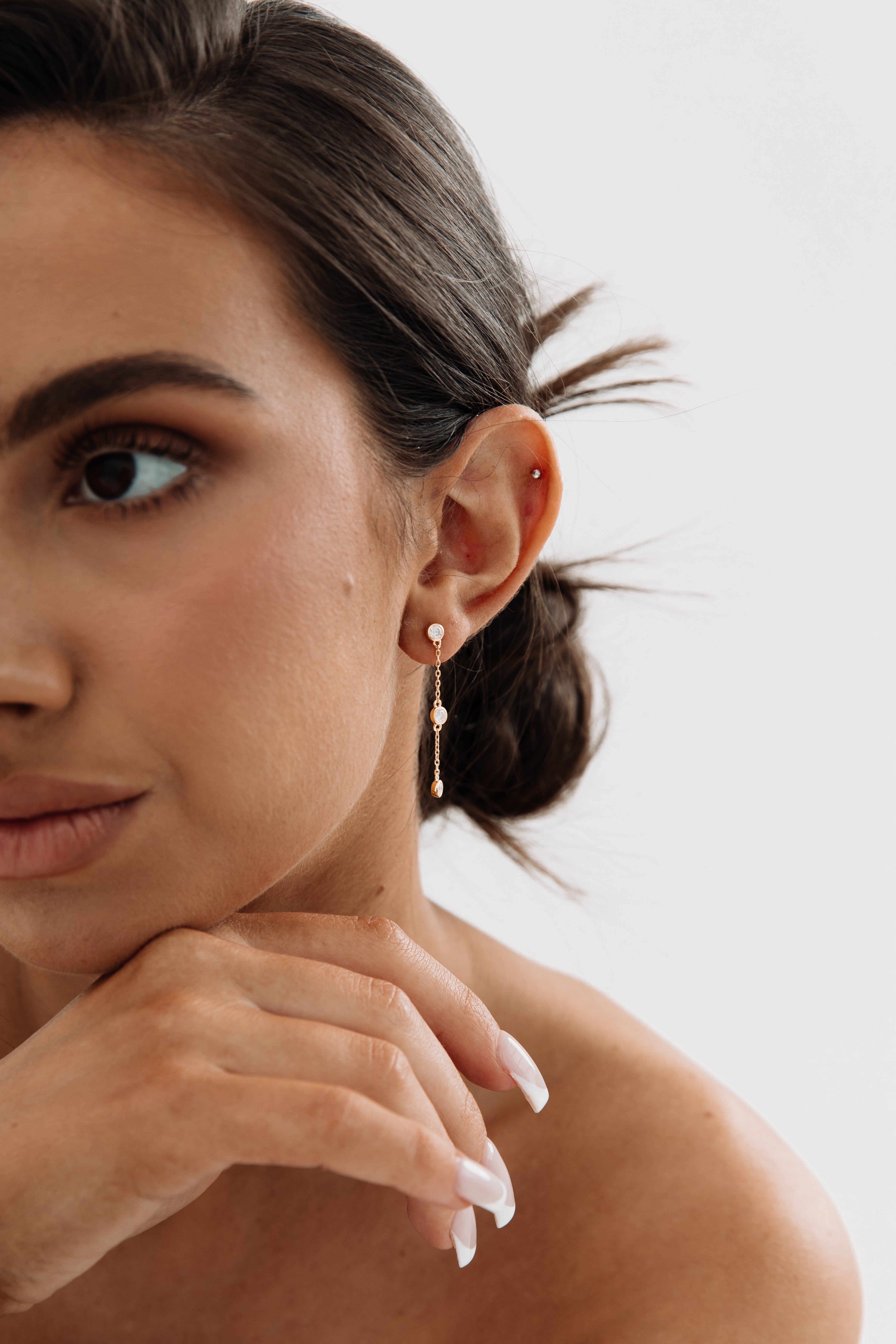 Hannah Brilliant Drop Earrings