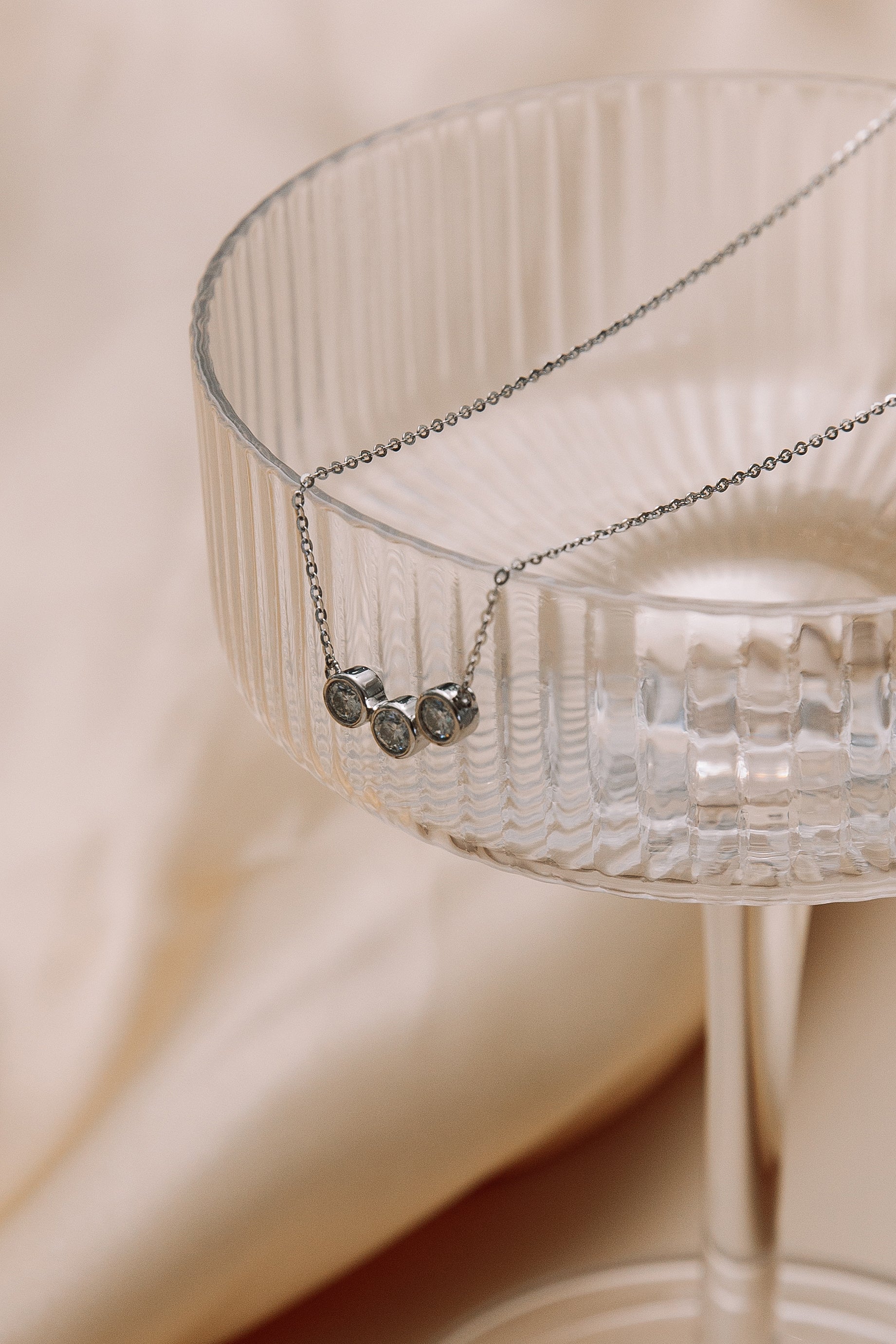 Trinity Moissanite Necklace