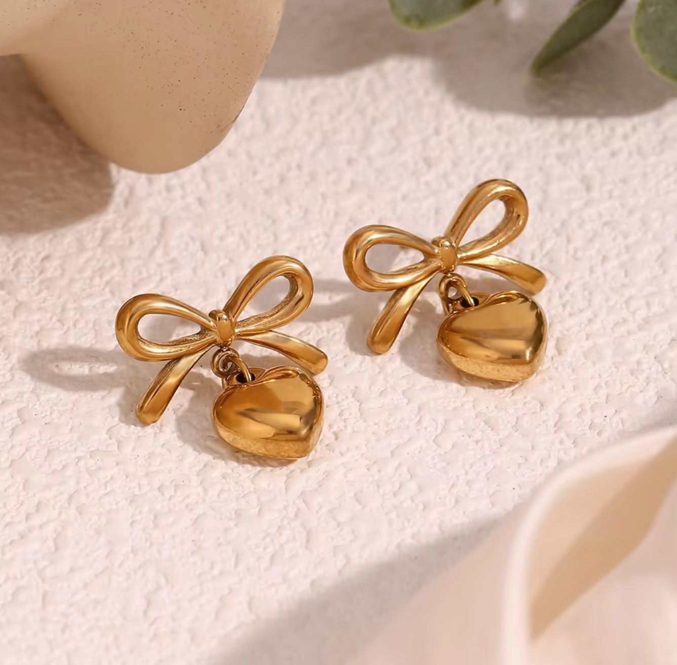 Bare Heart Earrings