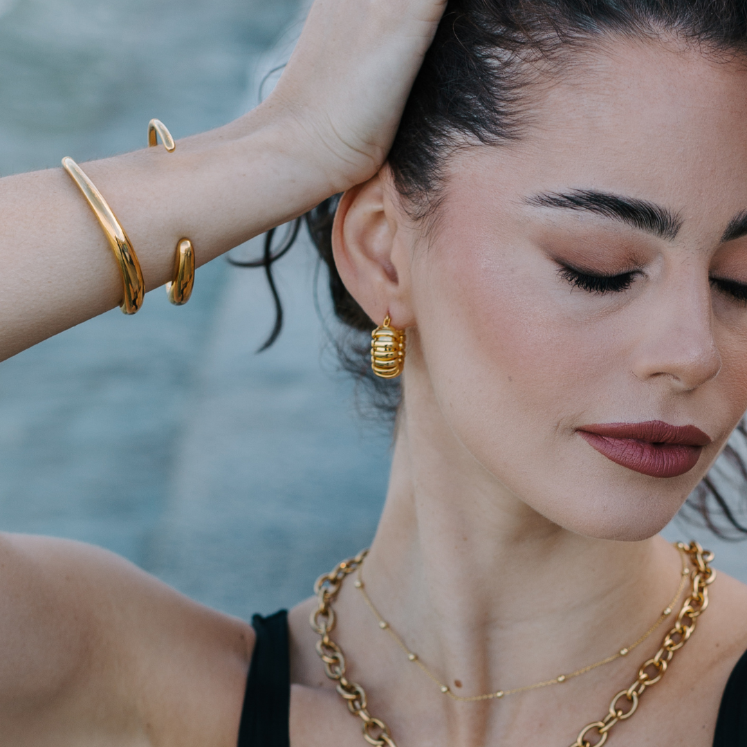 Samantha Hoops Earrings