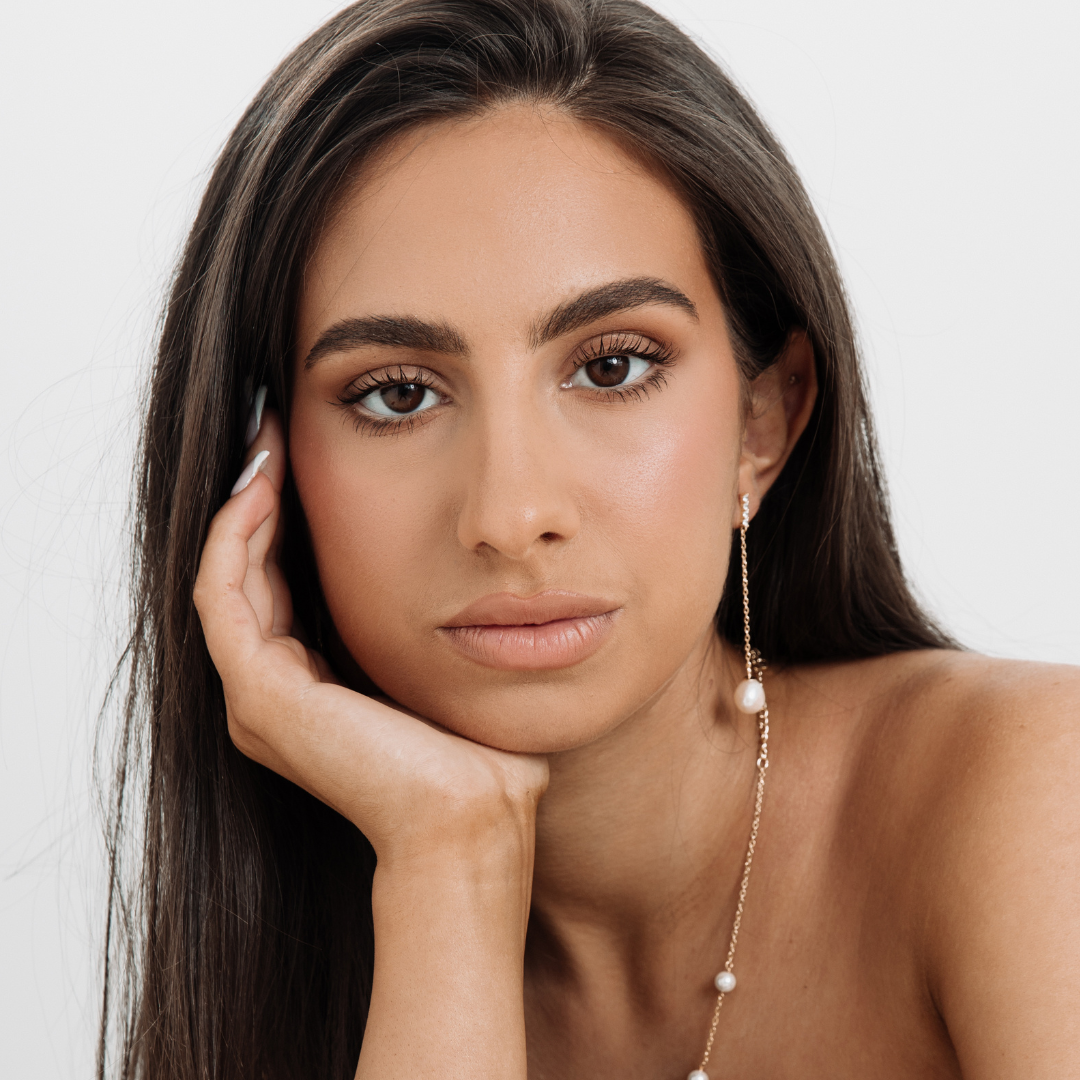 Lora Pearl Drop Earrings 18K