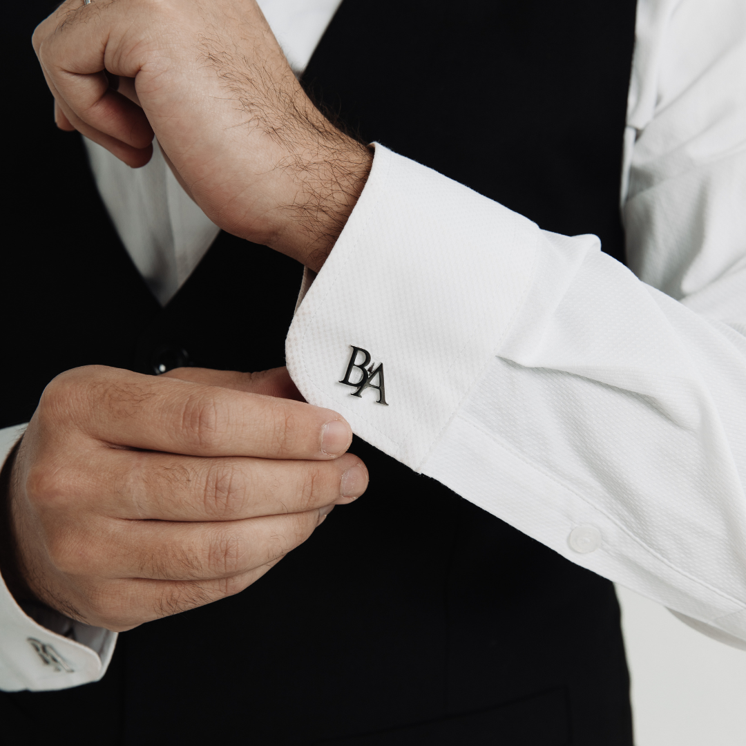 Personalized Initial Cufflinks